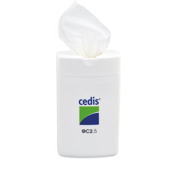 Cedis Ersatzteile Cedis Reinigungstücher Taschenspender eC2.5 (25 Stück) für Hörgeräte